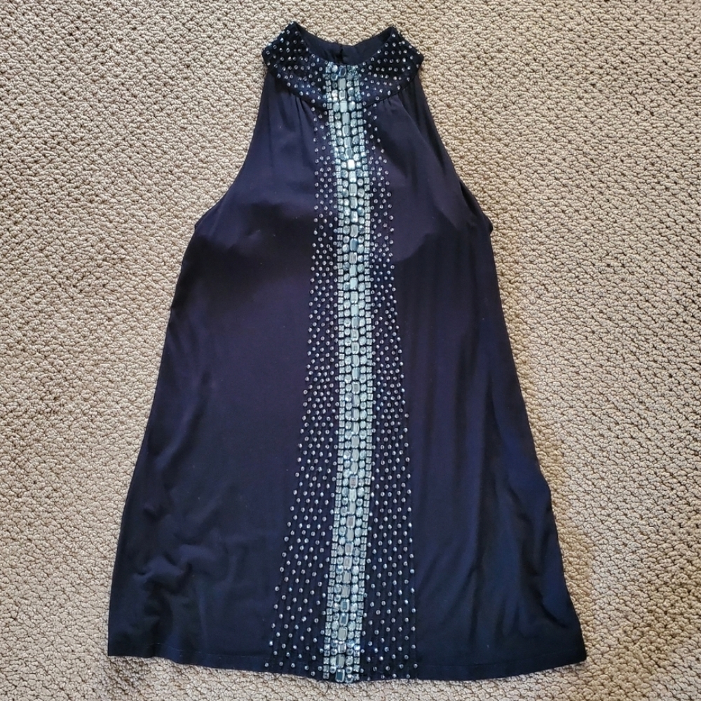 I.N.C. rhinestone sleeveless mini dress